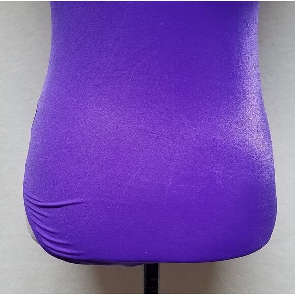 VINTAGE 70s Purple Underwire Maillot Swimsuit - Picture 9 of 11